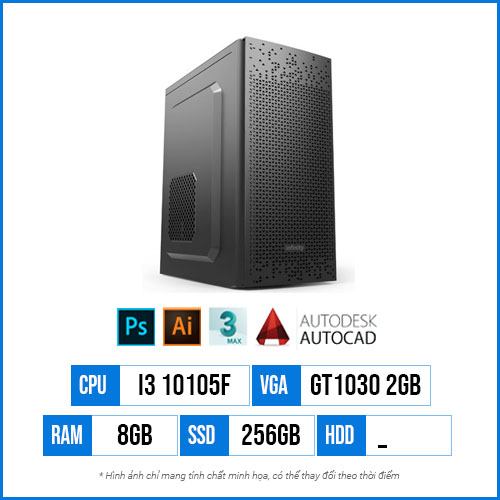PC Designer T01 - Core i3 10105F 1