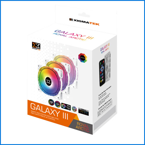 Xigmatek Galaxy III Royal ARTIC BR120 ARGB