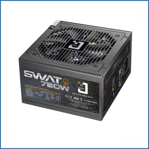 Nguồn Jetek SWAT 750W Bronze 80 Plus 1