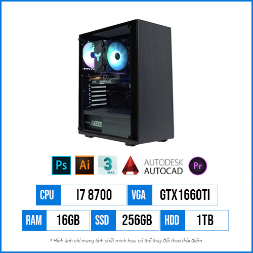 PC Designer TD9 – Core i7 8700