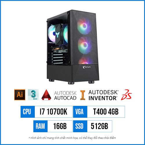 PC Dựng CAD T61 - Core i7 10700K