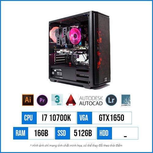 PC Dựng Cad T64 - Core i7 10700k 1
