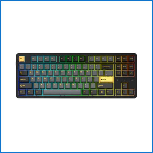 Bàn phím cơ DareU EK87 Pro Black Golden Cloud switch 4