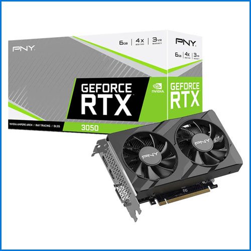 Card màn hình PNY GeForce RTX 3050 6GB VERTO Dual Fan