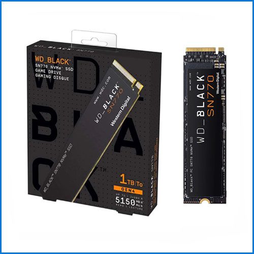 Ổ cứng SSD WD SN770 1TB Black M2 PCIe NVMe Gen 4×4 2