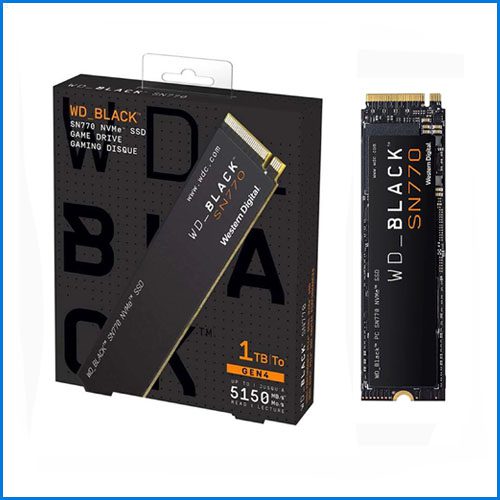 Ổ cứng SSD WD SN770 1TB Black M2 PCIe NVMe Gen 4×4