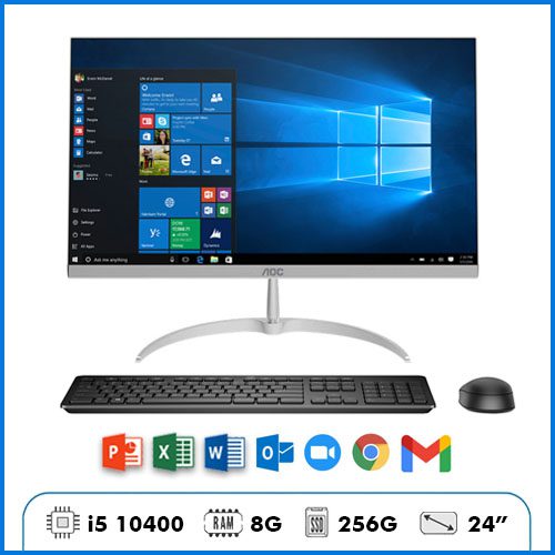 Máy Tính AOC A24738 All in One Core i5 10400 ram 8gb