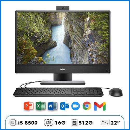 Máy Tính Dell OptiPlex 5270 All in One - Core i5 8500 512gb