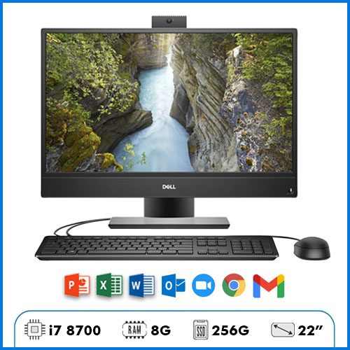 Máy Tính Dell OptiPlex 5270 All in One - Core i7 8700