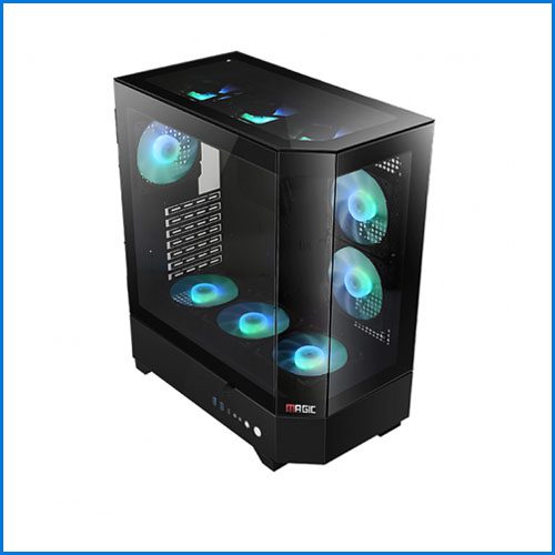 Vỏ Case Magic Vila Ultra - Đen | E-ATX - Không Fan (12T)