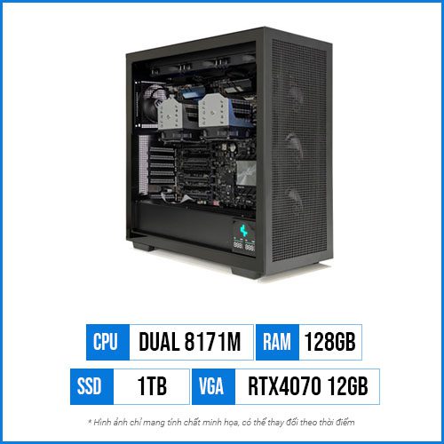 Workstation Render - Dual Xeon Platinum 8171M 128GB