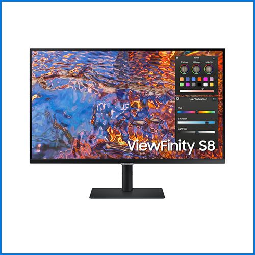 Màn hình Đồ Họa Samsung ViewFinity S8 LS27B800PXEXXV | 27 inch - 4K - IPS - 60Hz - USB TypeC - Network RJ45